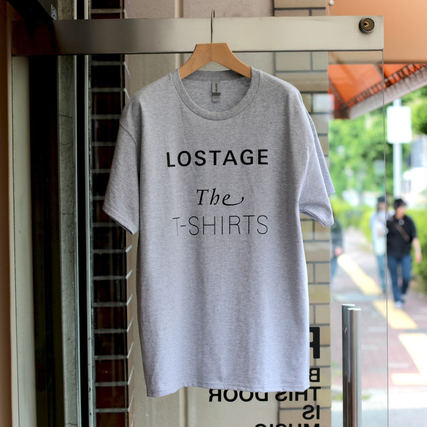 LOSTAGE / THE T-SHIRT (GRAY) - THROAT RECORDS