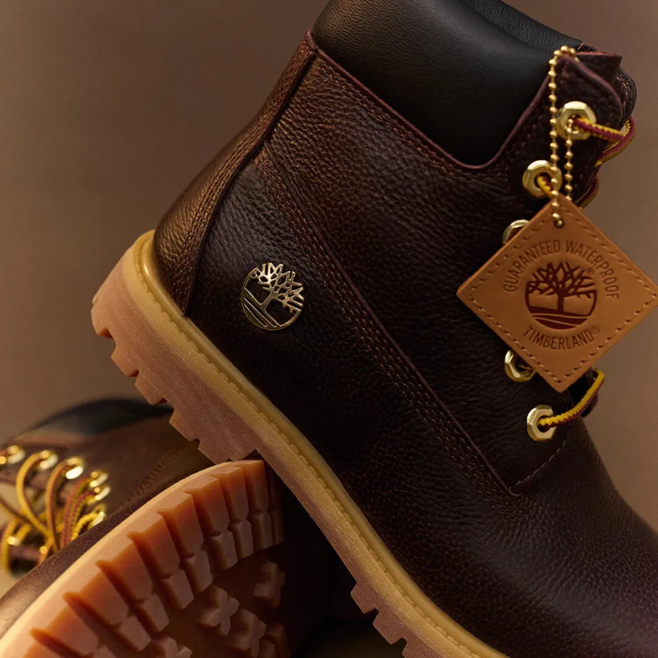 Timberland ティンバーランド レザーデッキシューズ ブラウン (US6