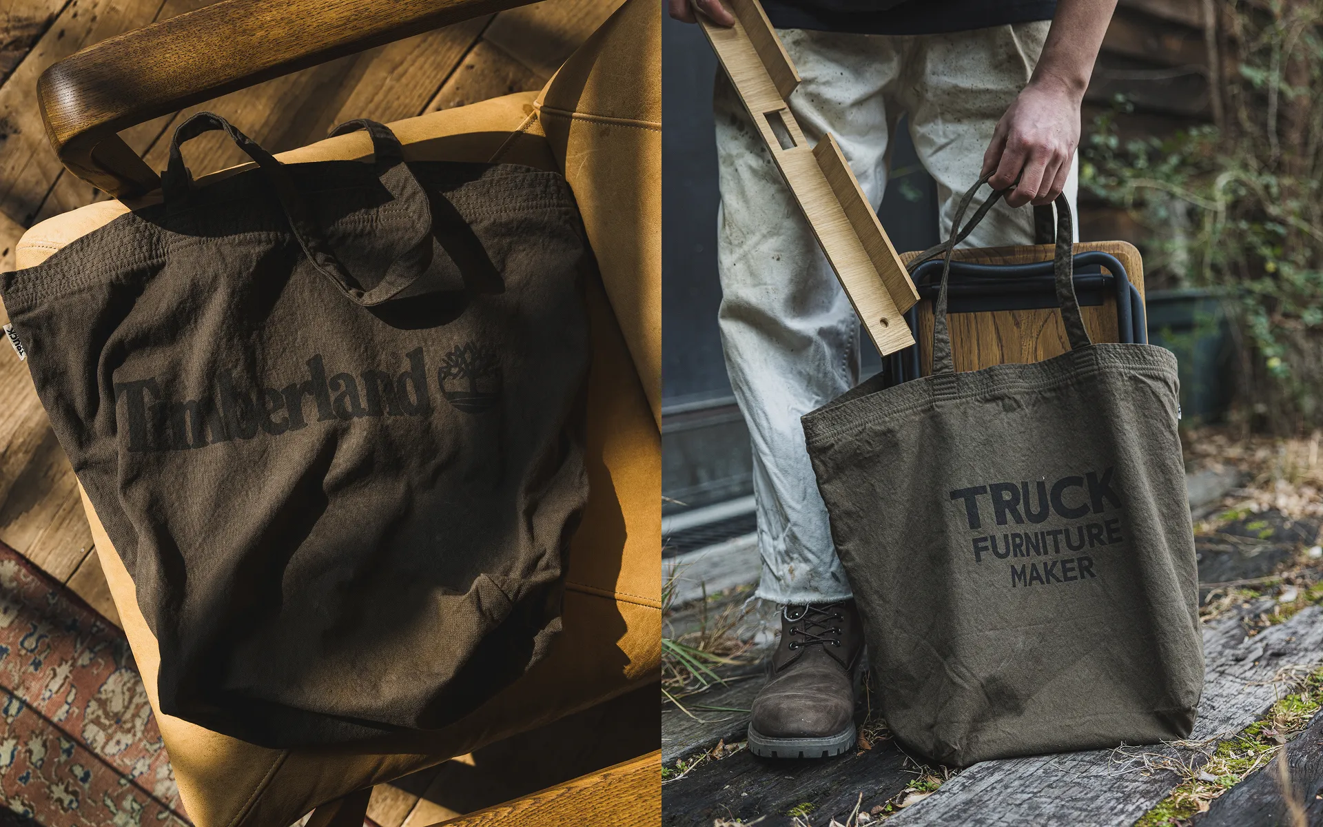 TimberlandとTRUCK FURNITURE (トラック ファニチャー) の