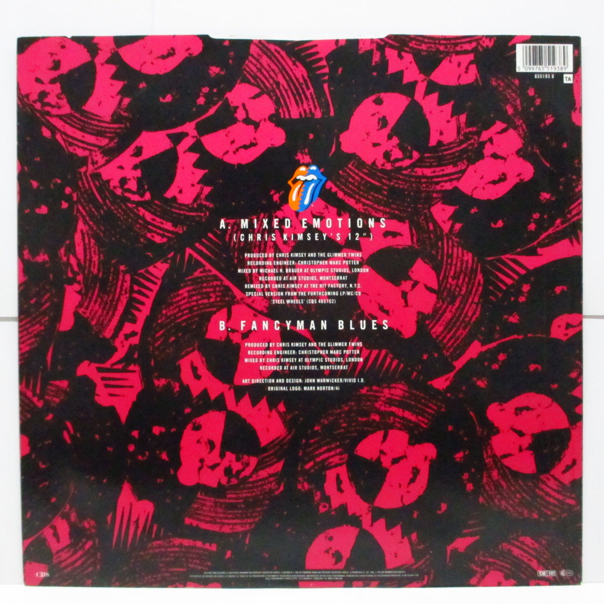 ROLLING STONES (ローリング・ストーンズ) - Mixed Emotions : Chris