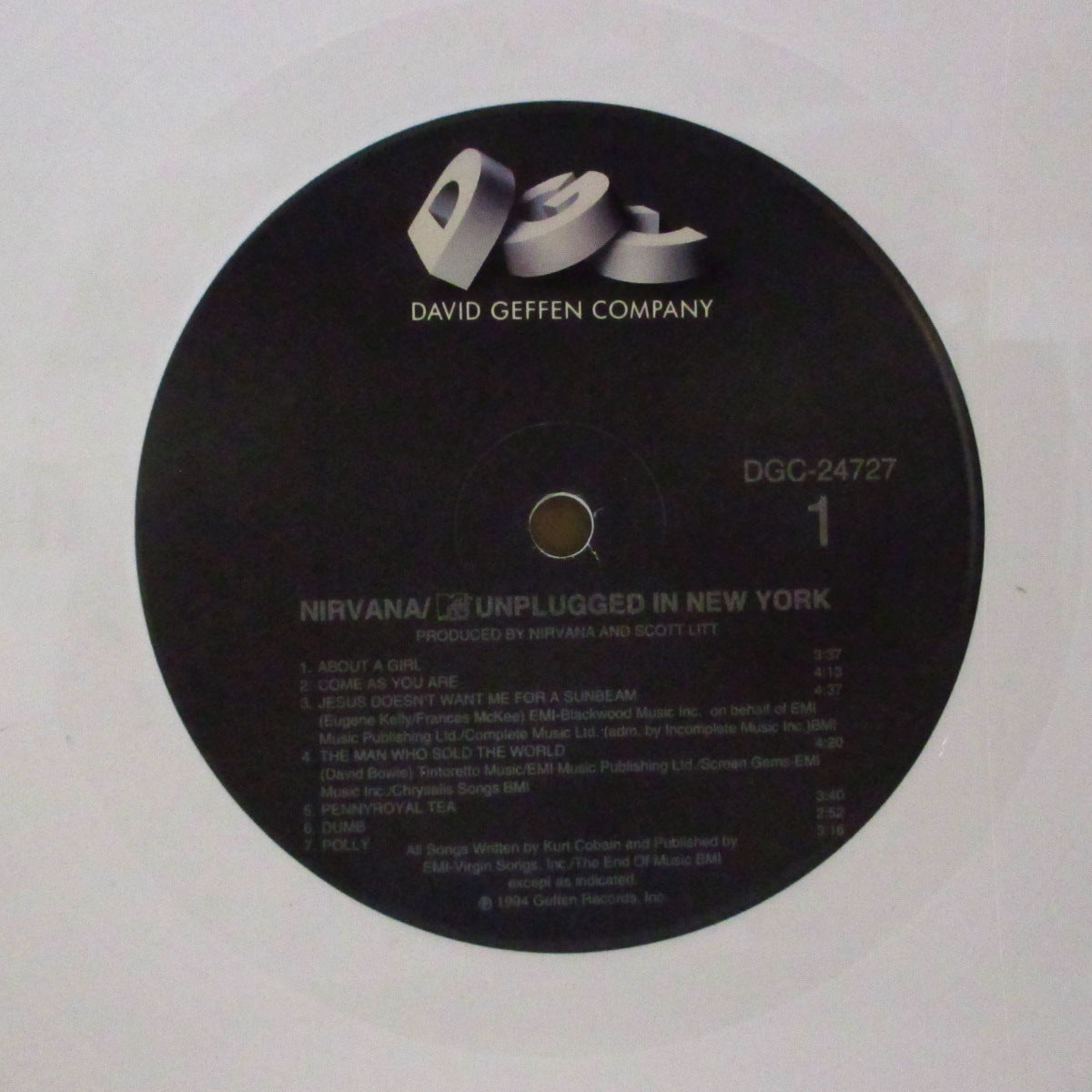 NIRVANA (ニルヴァーナ) - MTV Unplugged In New York (US オリジナル