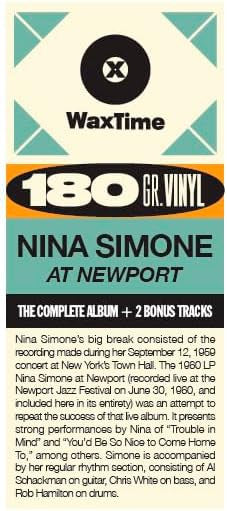 NINA SIMONE (ニーナ・シモン) - Nina At Newport (EU 限定ボーナス