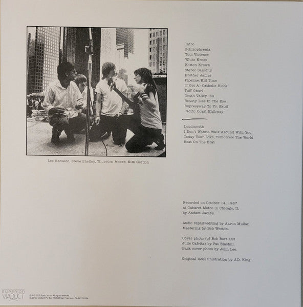 SONIC YOUTH (ソニック・ユース) - Hold That Tiger (US 限定復刻再発