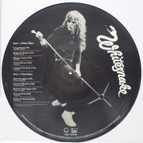 WHITESNAKE (ホワイトスネイク) - Saints & Sinners (UK Ltd.Picture LP)