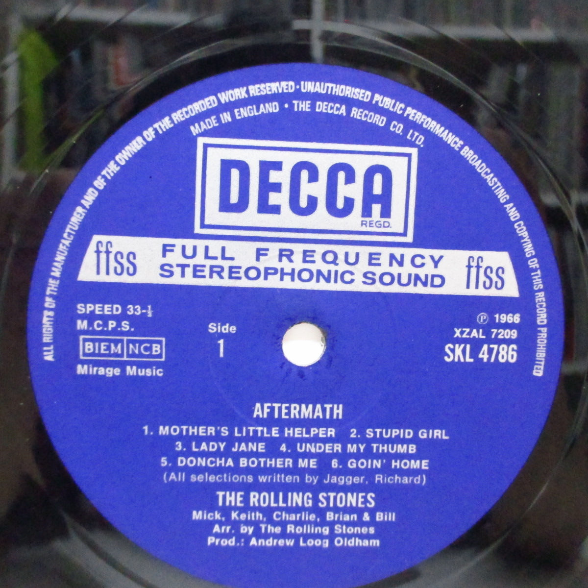 ROLLING STONES (ローリング・ストーンズ) - Aftermath (UK 60's 再発