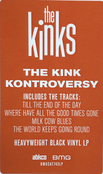 KINKS (キンクス) - The Kink Kontroversy (EU 限定復刻再発モノラル