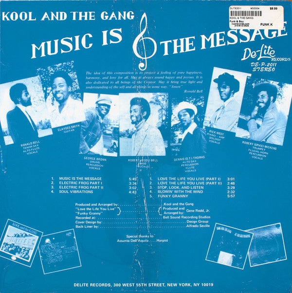 KOOL ＆ THE GANG (クール ＆ ザ・ギャング) - Music Is The Message