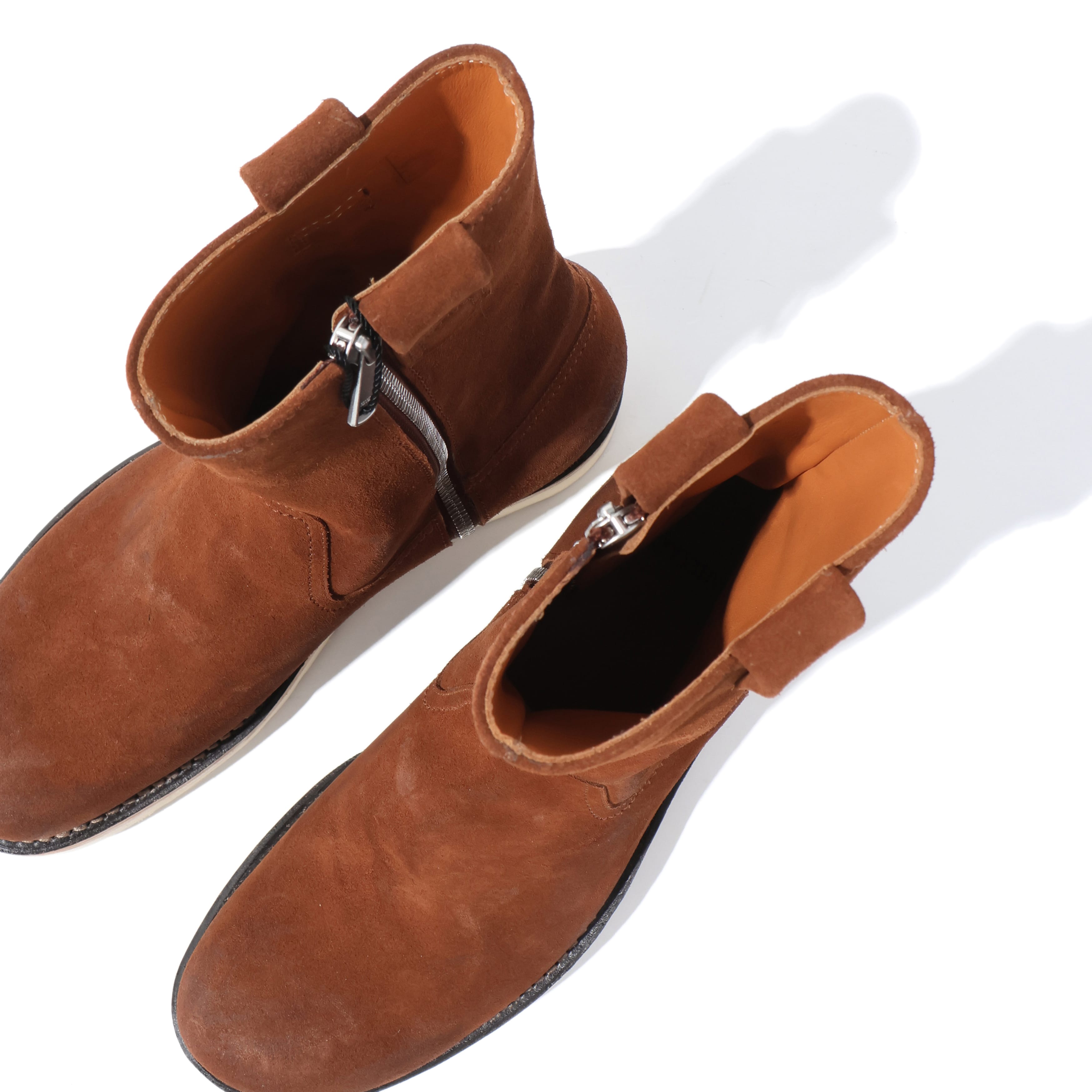 WORKER ZIP UP BOOTS COW LEATHER – TIME AFTER TIME