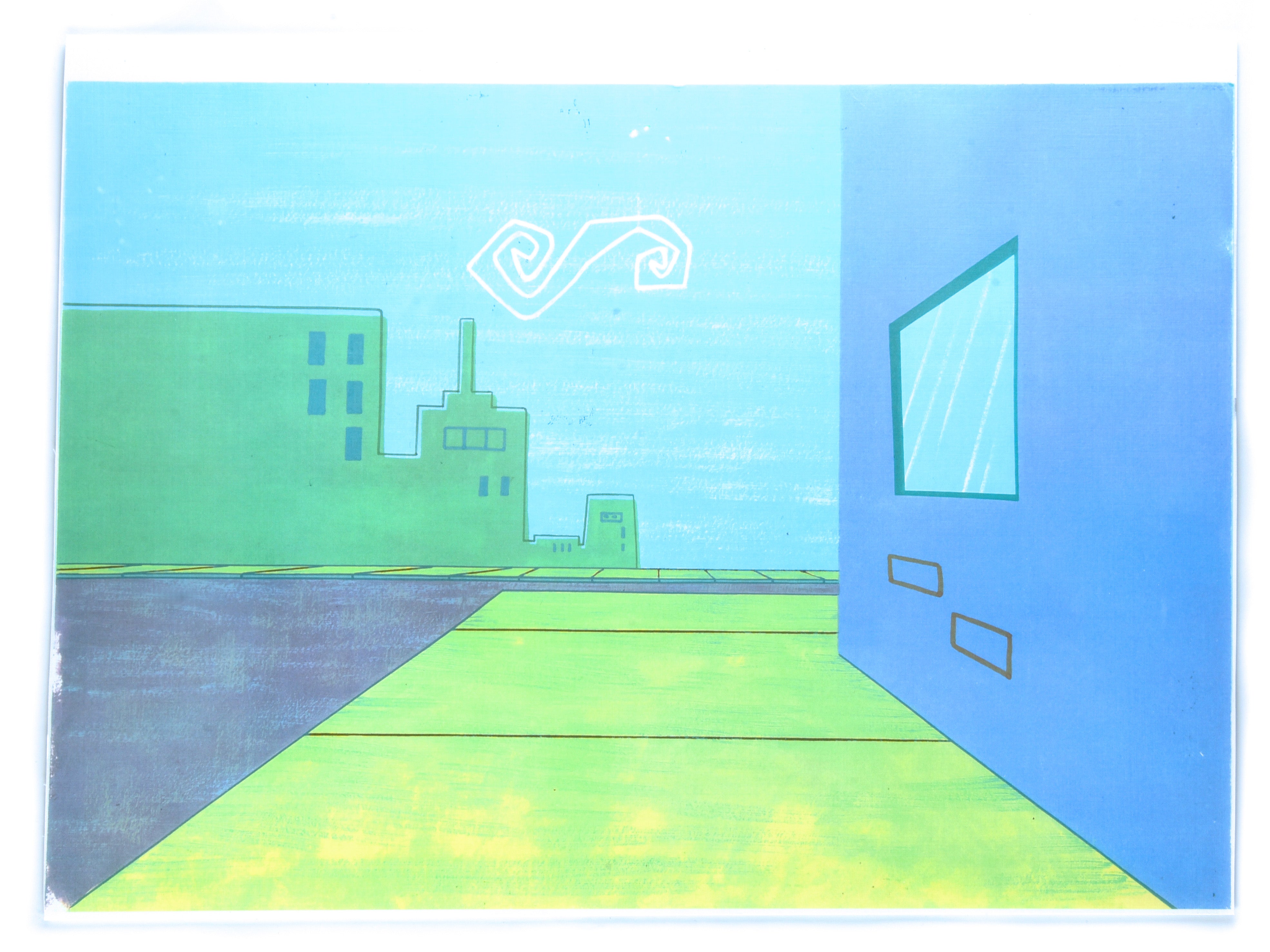 Johnny Bravo - Johnny after stuffing himself with candy - 1-layer