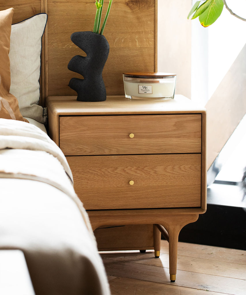JULIE（ジュリー）ベッドサイドテーブル】サイドテーブル｜引き出し付