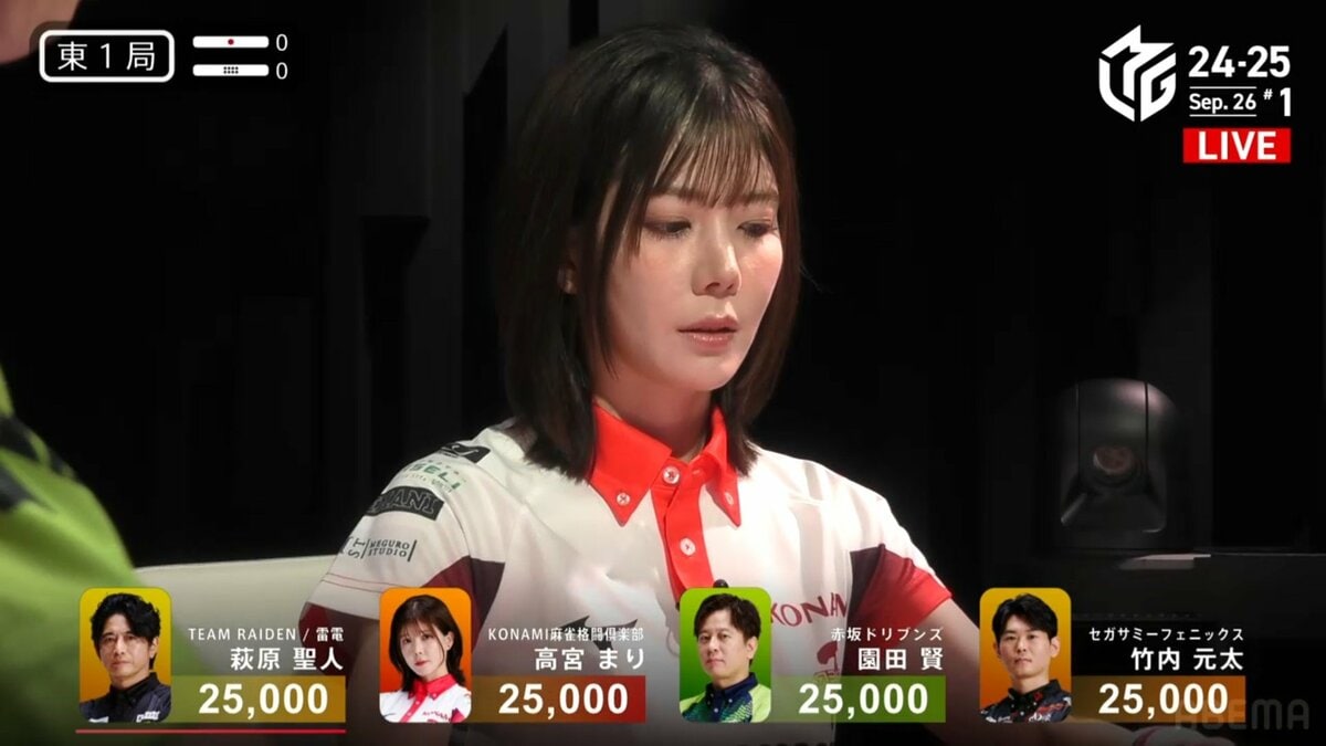 ぴったりサイズのユニフォームで衝撃ボディがくっきり！人気女流雀士の