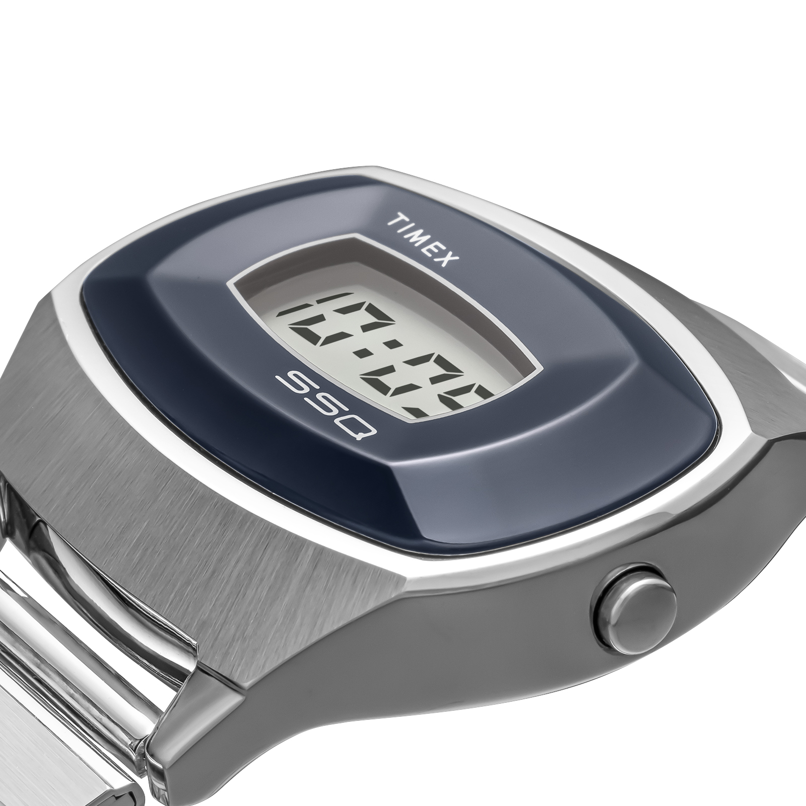 TIMEX SSQ デジタル腕時計 未使用品 シルバー TIMEX＜タイメックス＞初