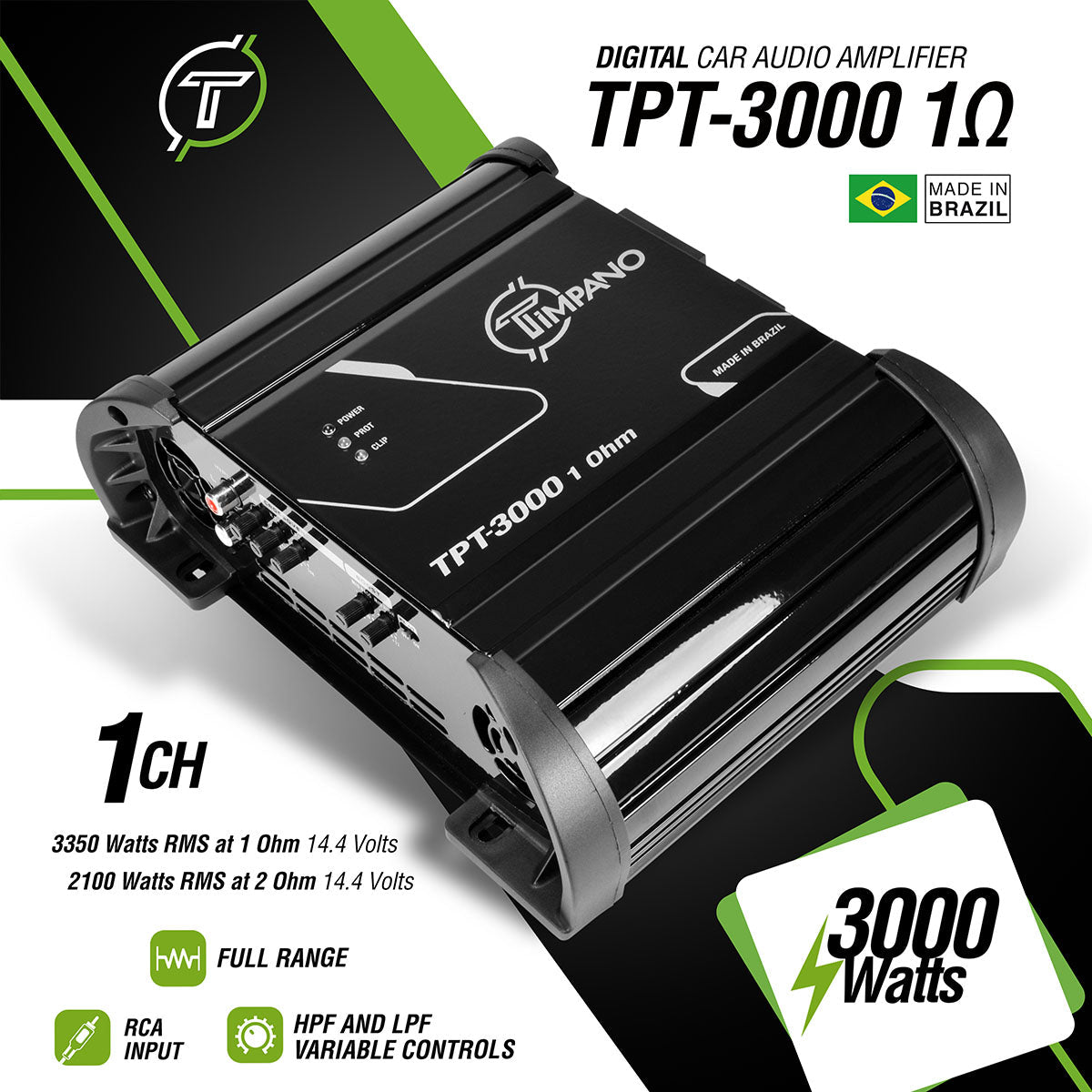 TPT-3000 1 Ohm – Timpano Audio