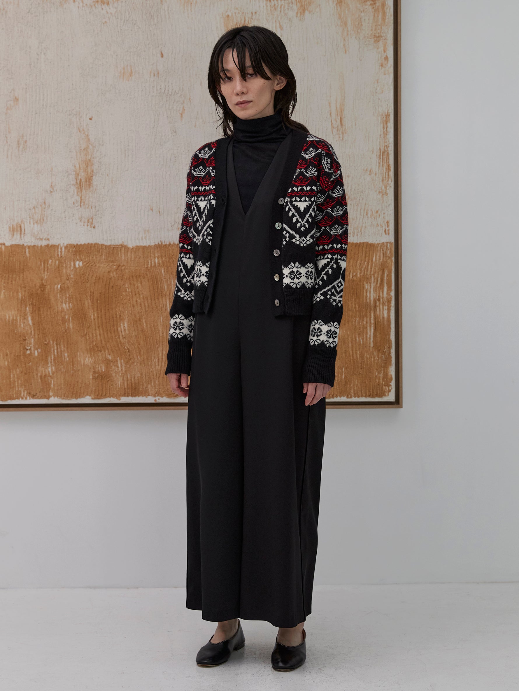 ノルディックニットカーディガン/TBDA-414