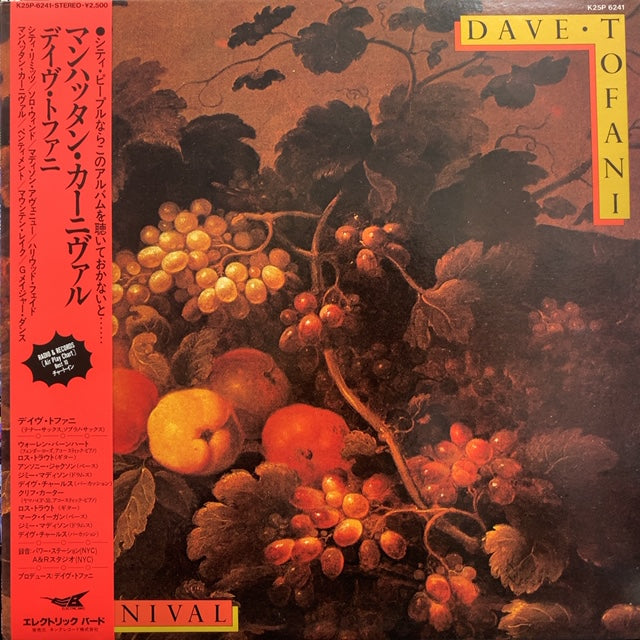 DAVE TOFANI / Manhattan Carnival (帯付) – TICRO MARKET