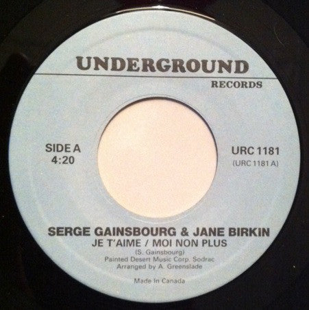 JANE BIRKIN & SERGE GAINSBOURG / JE T'AIME MOI NON PLUS – TICRO MARKET