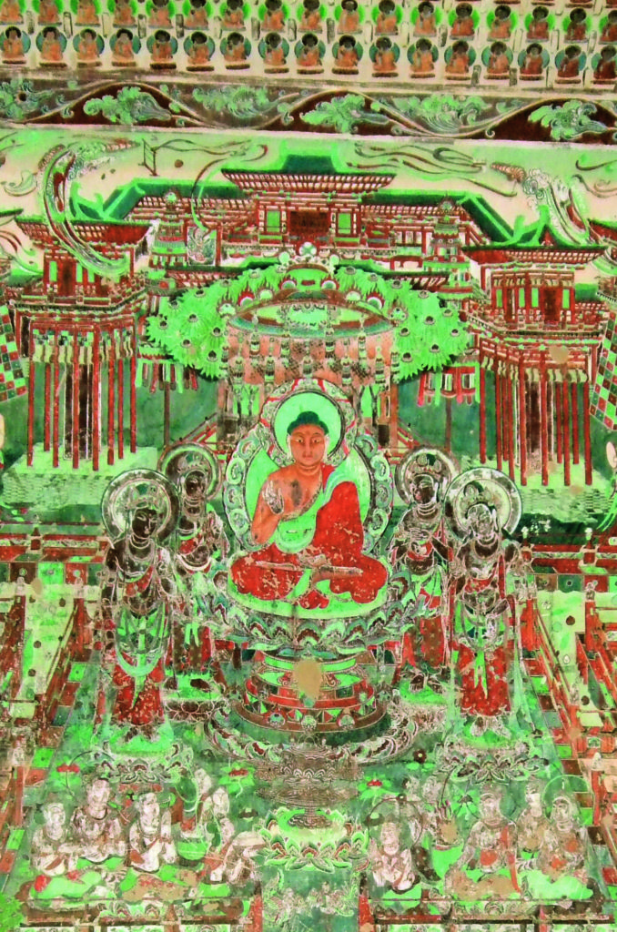 敦煌莫高窟 第217窟北壁 観経変相図部分（初唐） | 東京国際仏教塾