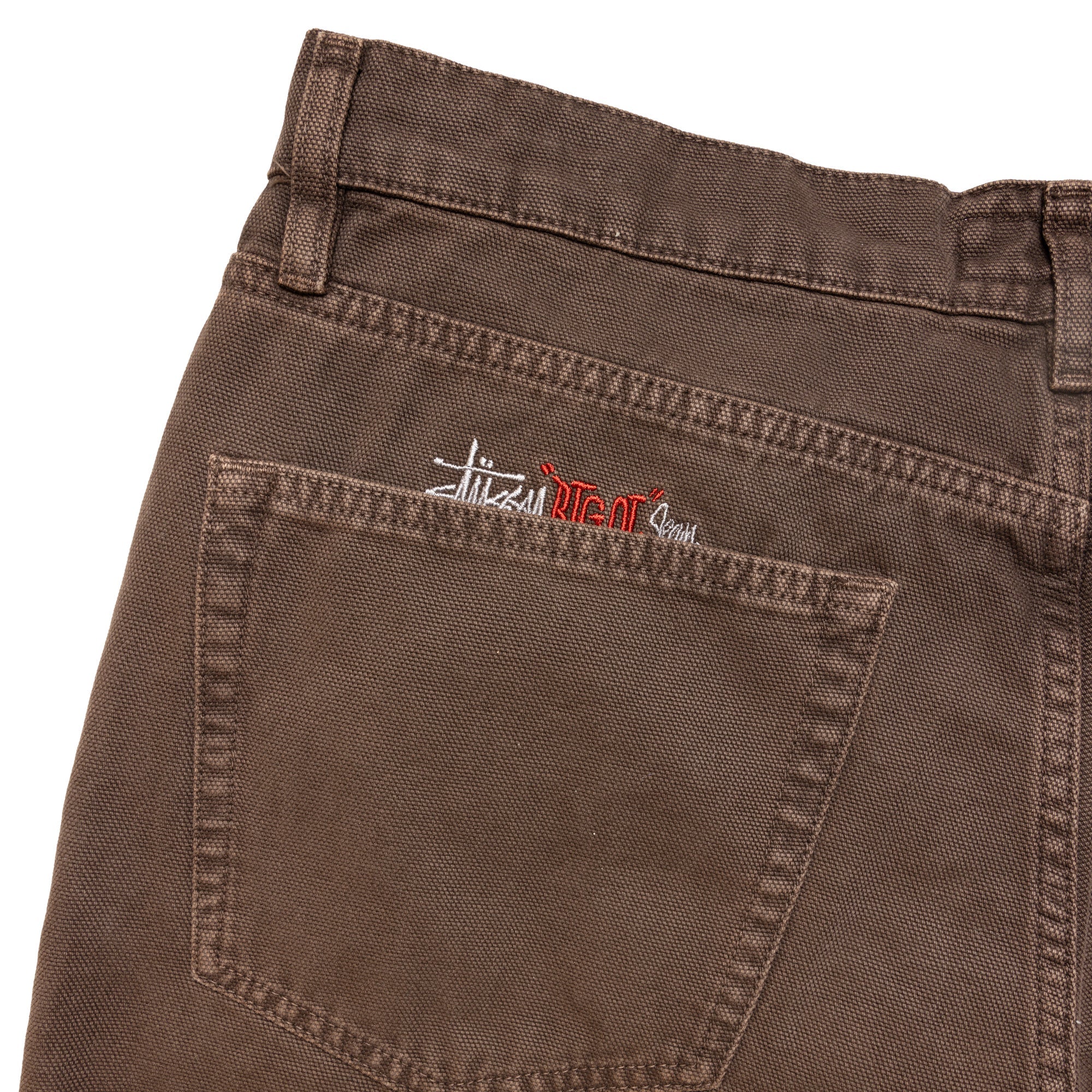 Stussy Big Ol Jean Washed Canvas, brown – Tiki Room Skateboards