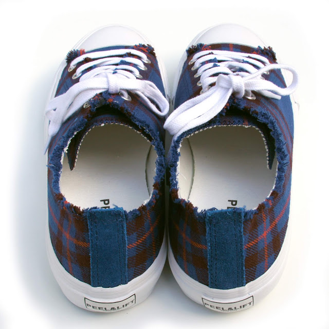 PEEL&LIFT tartan check plimsoll エリオットタータンチェック