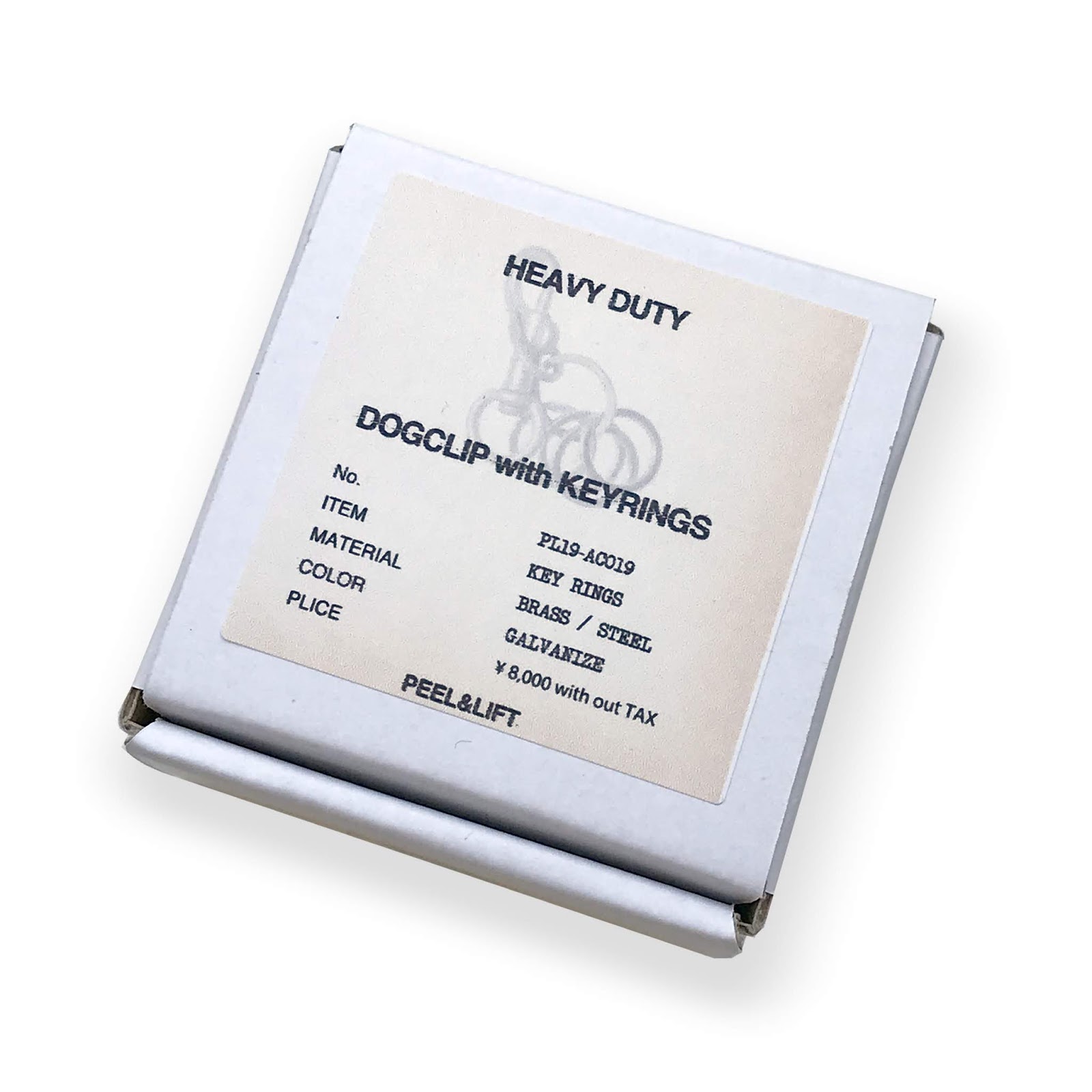 PEEL&LIFT dogclip keyling ドッグクリップキーリング - tity