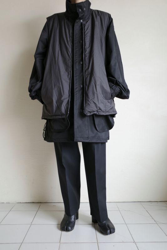 stein REVERSIBLE MODS COAT・BLACK - tity