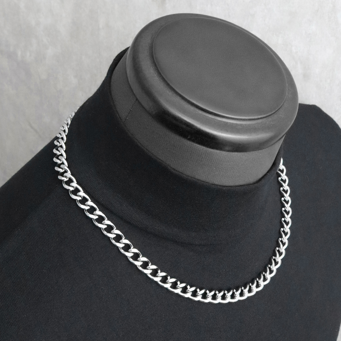 純チタン喜平チェーンネックレス 鎖幅8.5mm | 結婚指輪、チタンリング