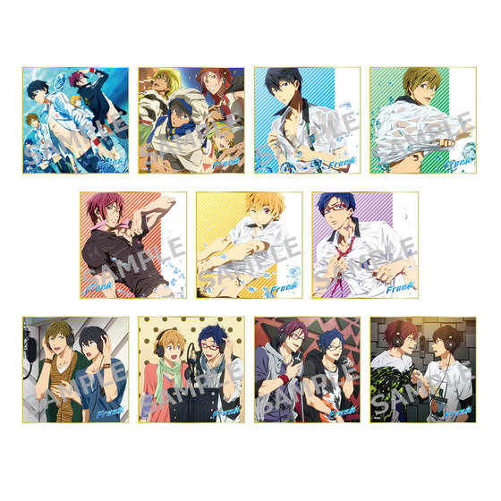Free! CD Jacket Illustration Series ミニ色紙 コレクション Vol.1