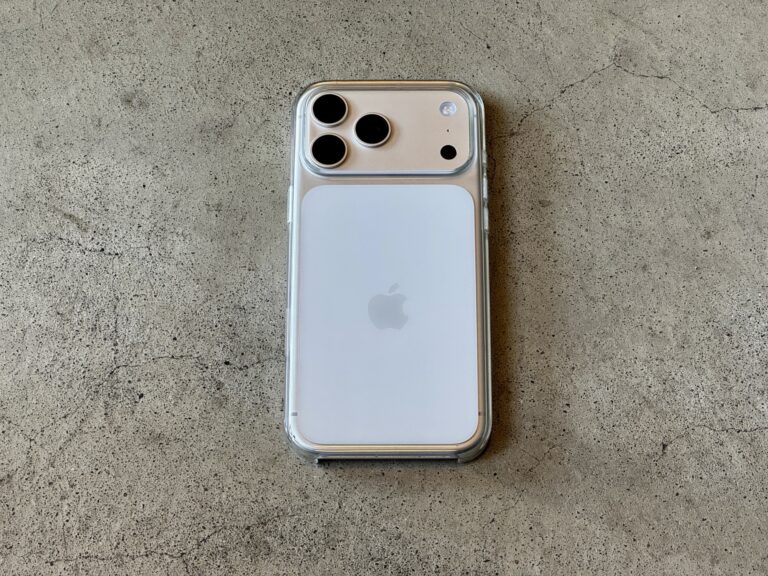 iPhone17 ProMax】MagSafe対応純正クリアケースをレビュー｜アルミ