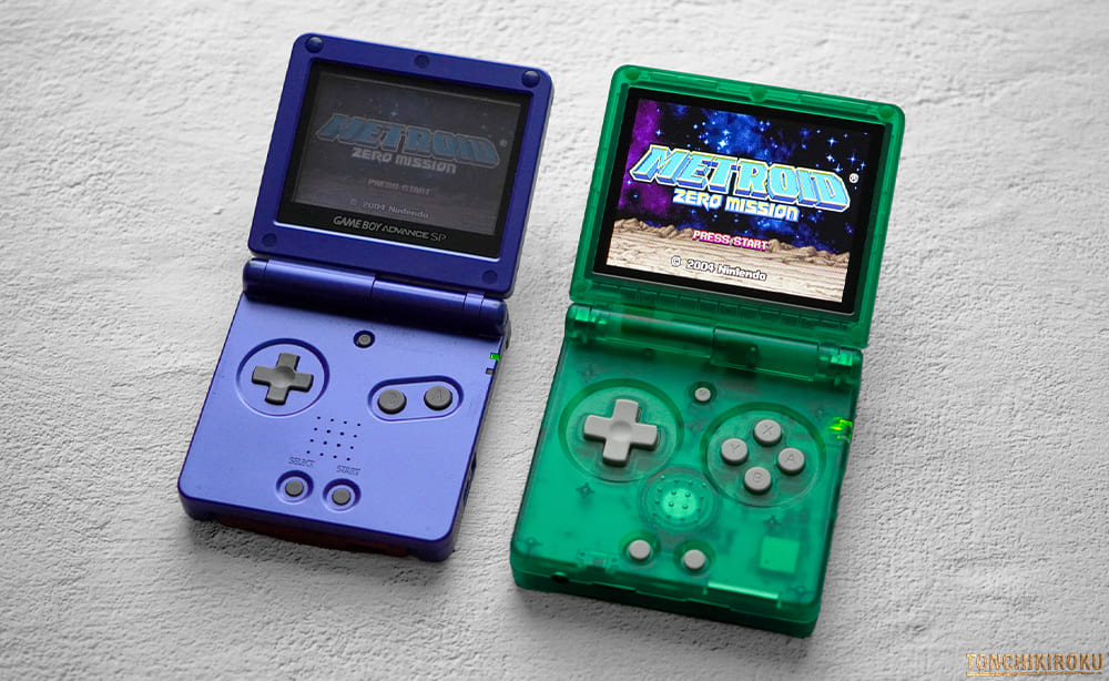 RG35XXSP クリアブルー（改良モデル） / アンバーニック 中華ゲーム機