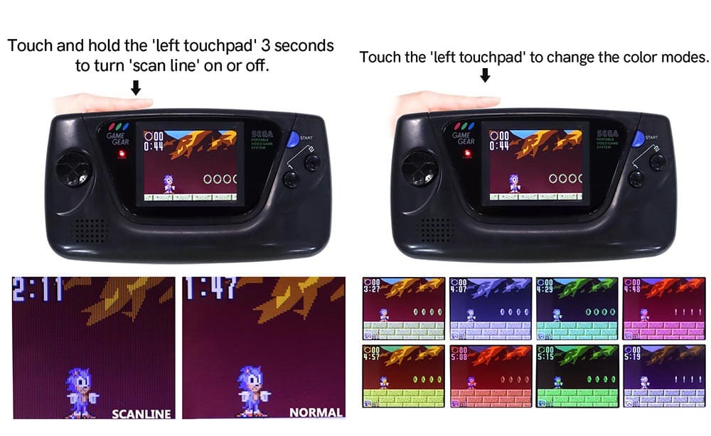 ゲームギア専用の液晶交換キットに新作登場！｜スキャンライン・色調
