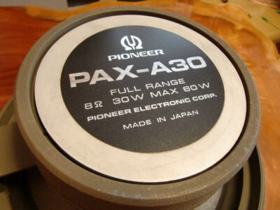 PIONEER(パイオニア) PAX-A30 昔の凄い同軸型スピーカー｜tone quality