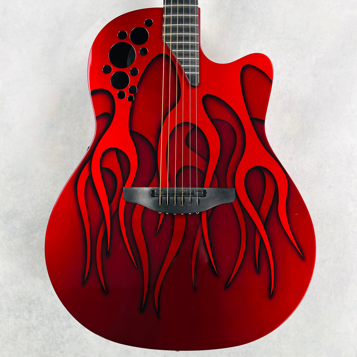 Ovation 1778T Elite Cutaway Acoustic-Electric 2004 - Red Hot Rod