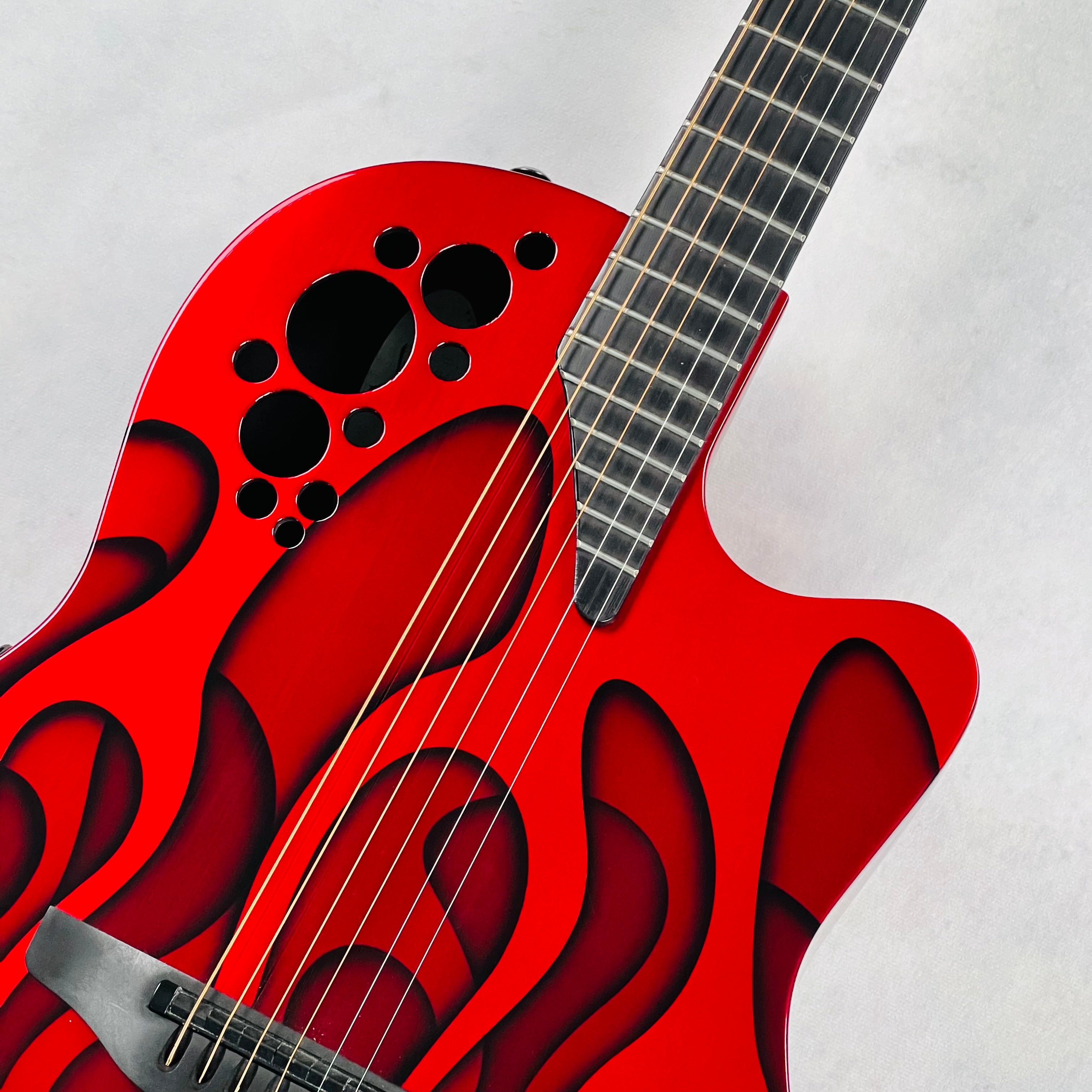 Ovation 1778T Elite Cutaway Acoustic-Electric 2004 - Red Hot Rod