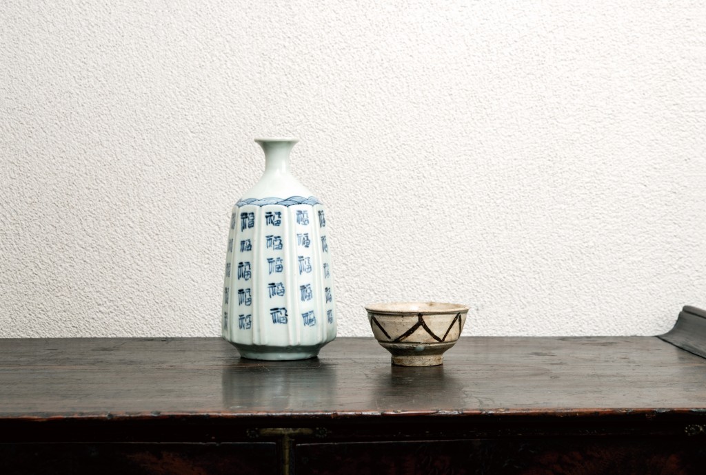 珉平？ 鎬手 筒盃 盃 ぐい呑み ちょこ 酒器 古美術 古道具