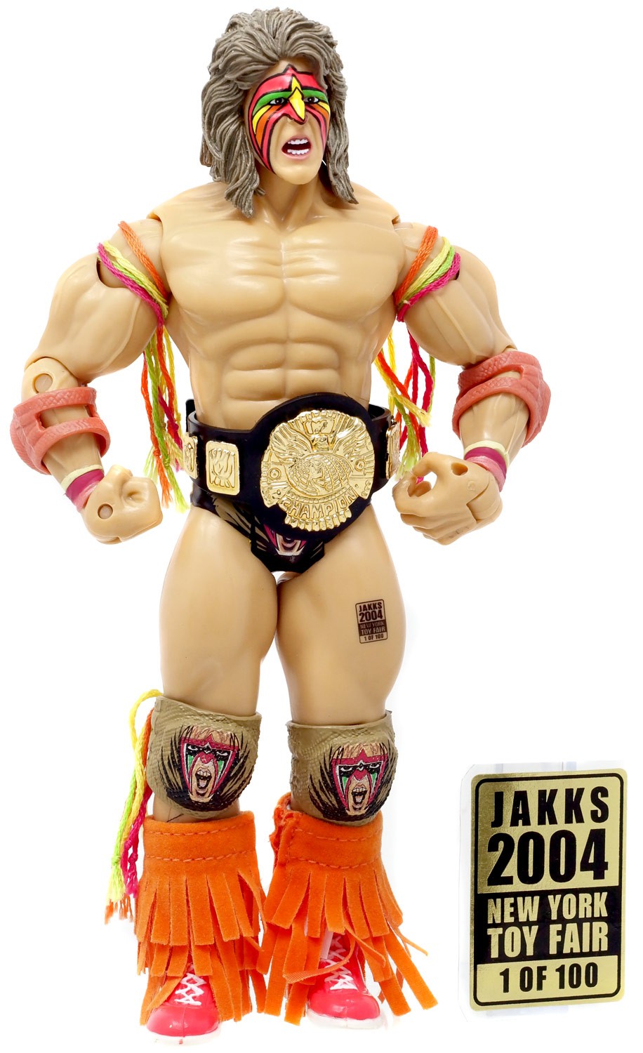 WWE Classic Superstars Series 1 Ultimate Warrior 1 of 100 Action