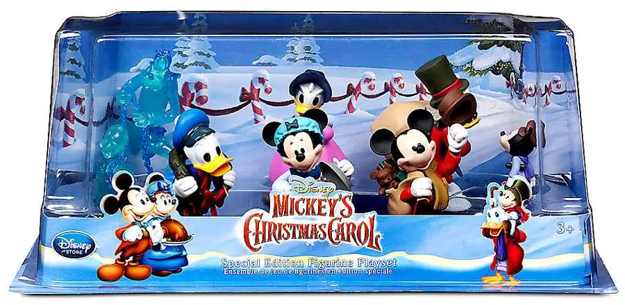 Disney 2015 Mickeys Christmas Carol 6-Piece PVC Figure Play Set