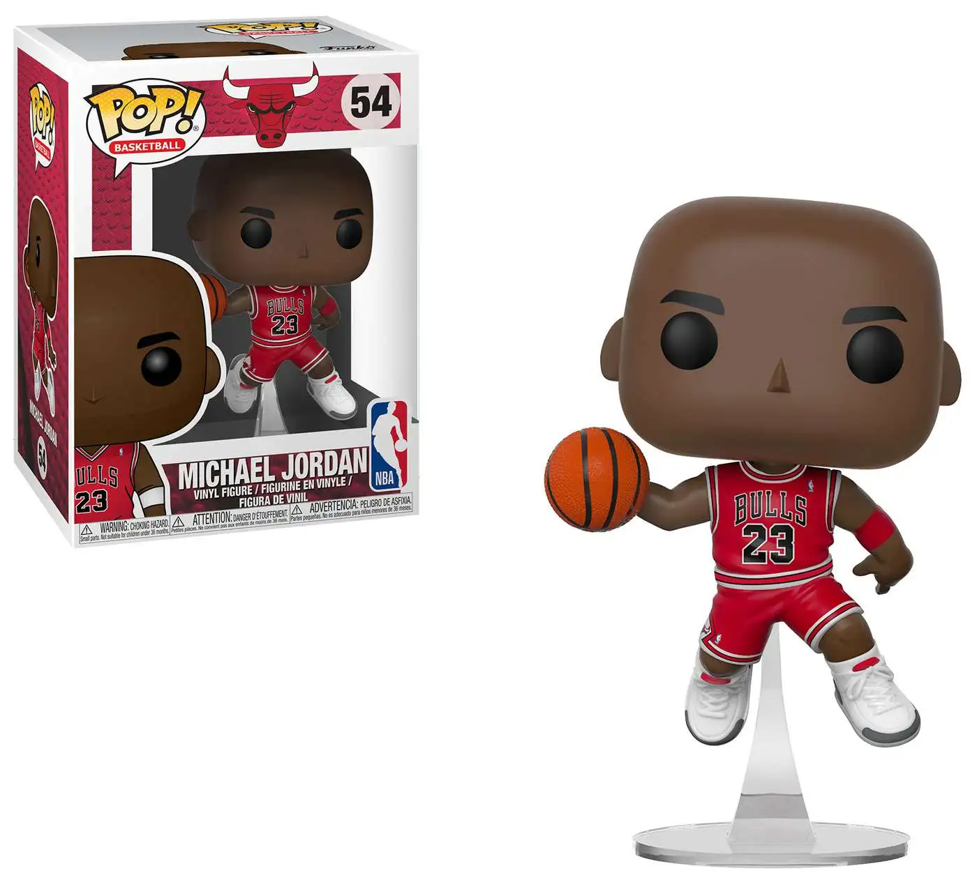 Funko NBA Chicago Bulls POP Basketball Michael Jordan Vinyl Figure