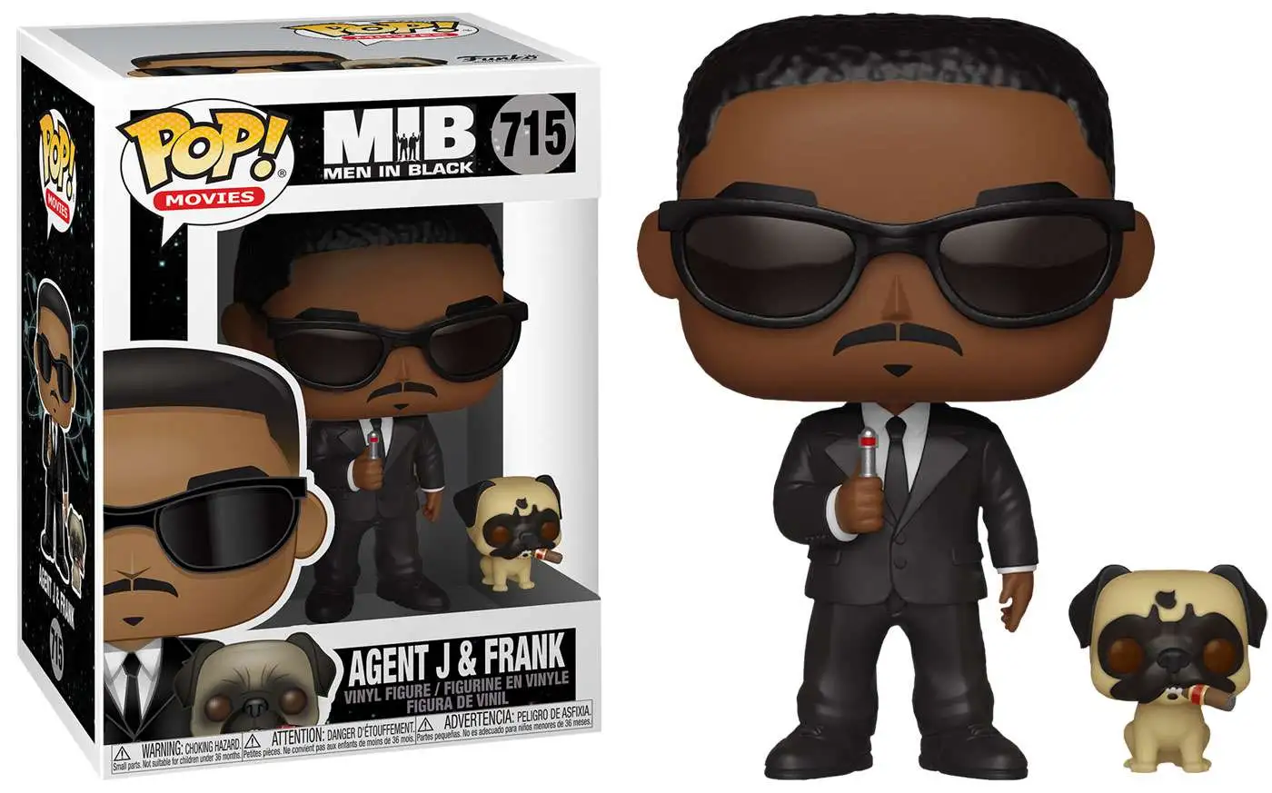 Funko Men In Black POP Movies Agent J Frank Vinyl Figure Buddy 715
