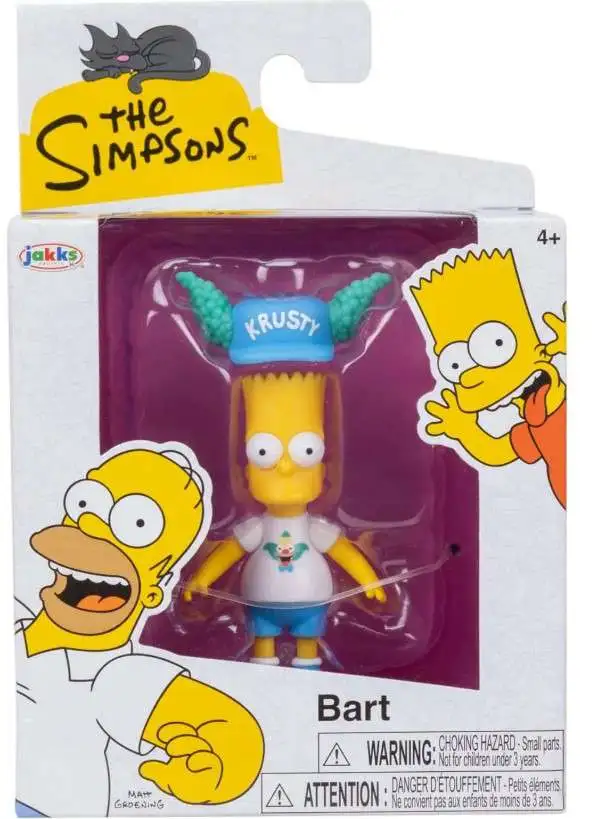 The Simpsons Scaled Figures Wave 3 Bart 2.5 Mini Figure Krusty the
