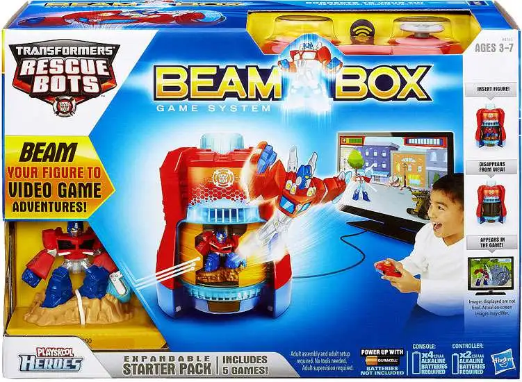 Transformers Playskool Heroes Rescue Bots Beam Box Game System