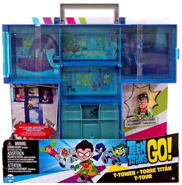 Teen Titans Go T-Tower Carry Case Mattel Toys - ToyWiz