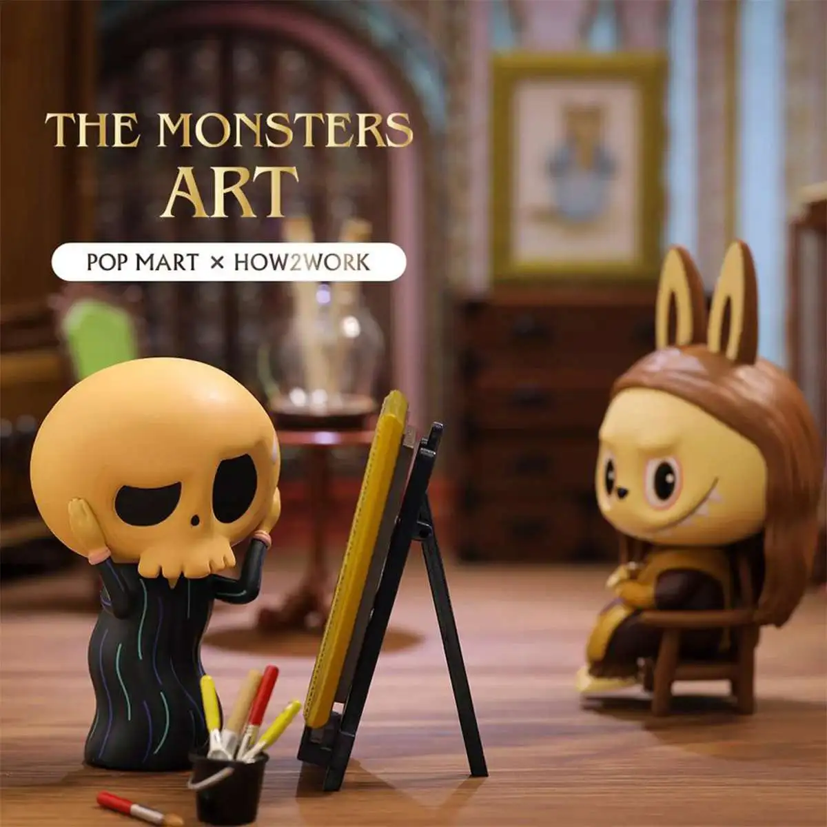 Labubu Pop Mart x How2Work The Monsters Art Mystery Pack - ToyWiz
