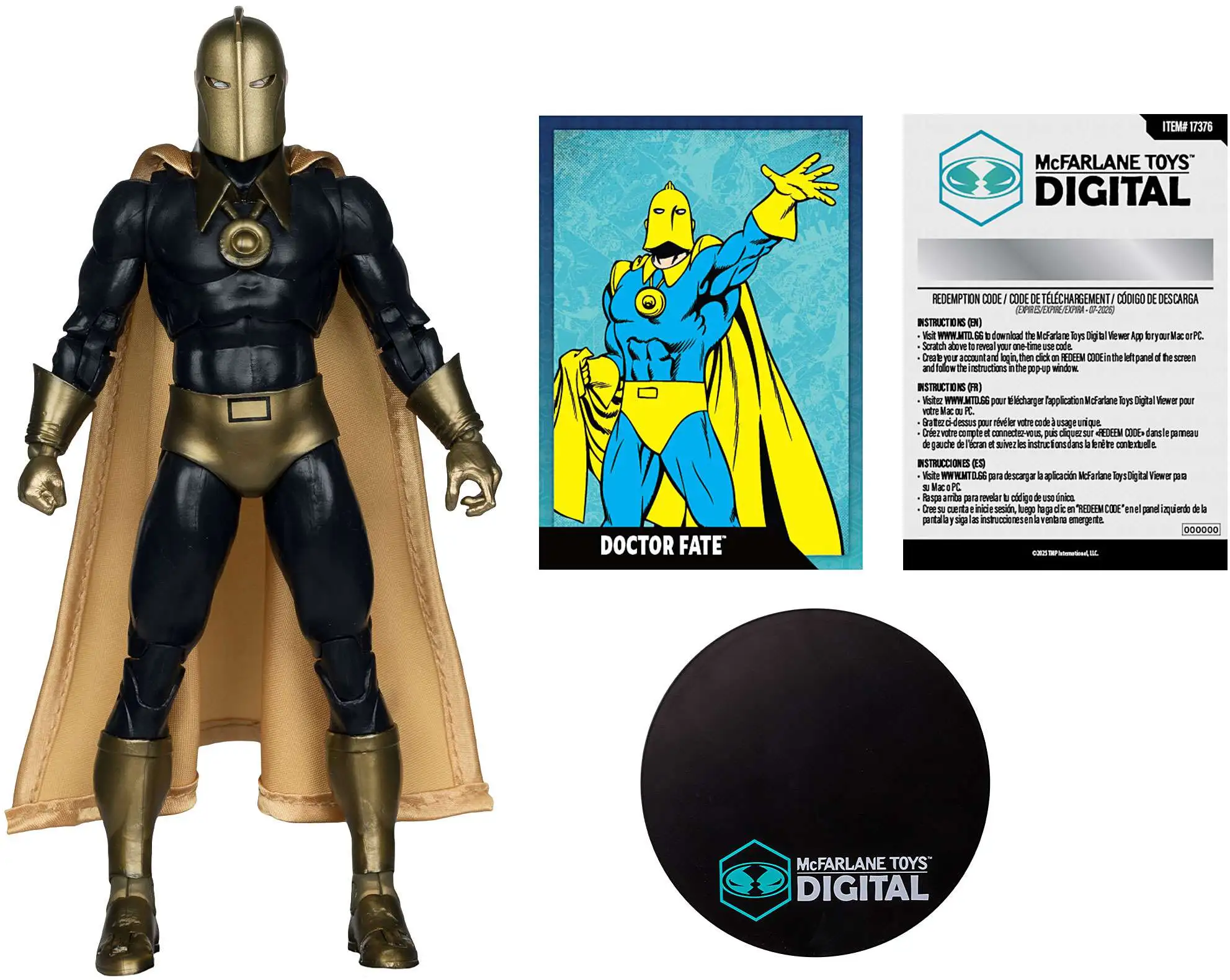 McFarlane Toys DC Direct Doctor Fate 7 Action Figure Justice