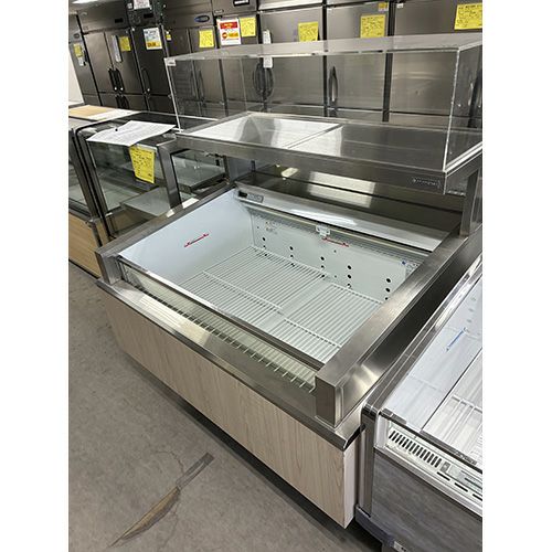 業界最長1年保証】【中古】平型冷凍オープンショーケース (-25度~15度