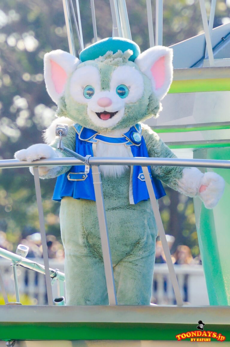 全紹介】ジェラトーニ（ダッフィー＆フレンズの緑色のねこ）– 会える