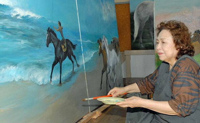 1万頭の気品描く 【連載】青い森と馬⑩ 久保田政子さん（八戸出身