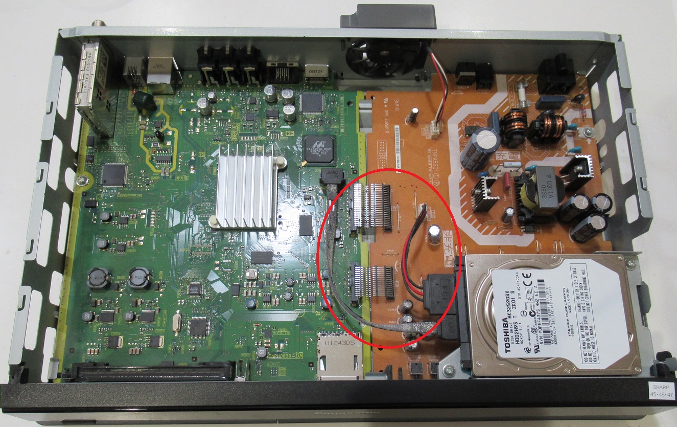 スカパー プレミアムチューナ TZ-WR320P TZ-WR500P HDD 電源 故障予防