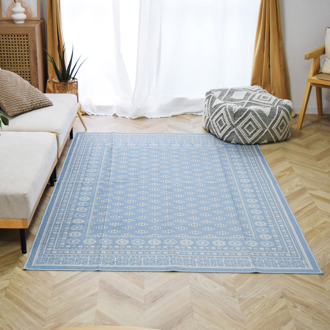 防水防汚加工付き洗えるヴィンテージ風ラグ TOCORU Series ブハラ