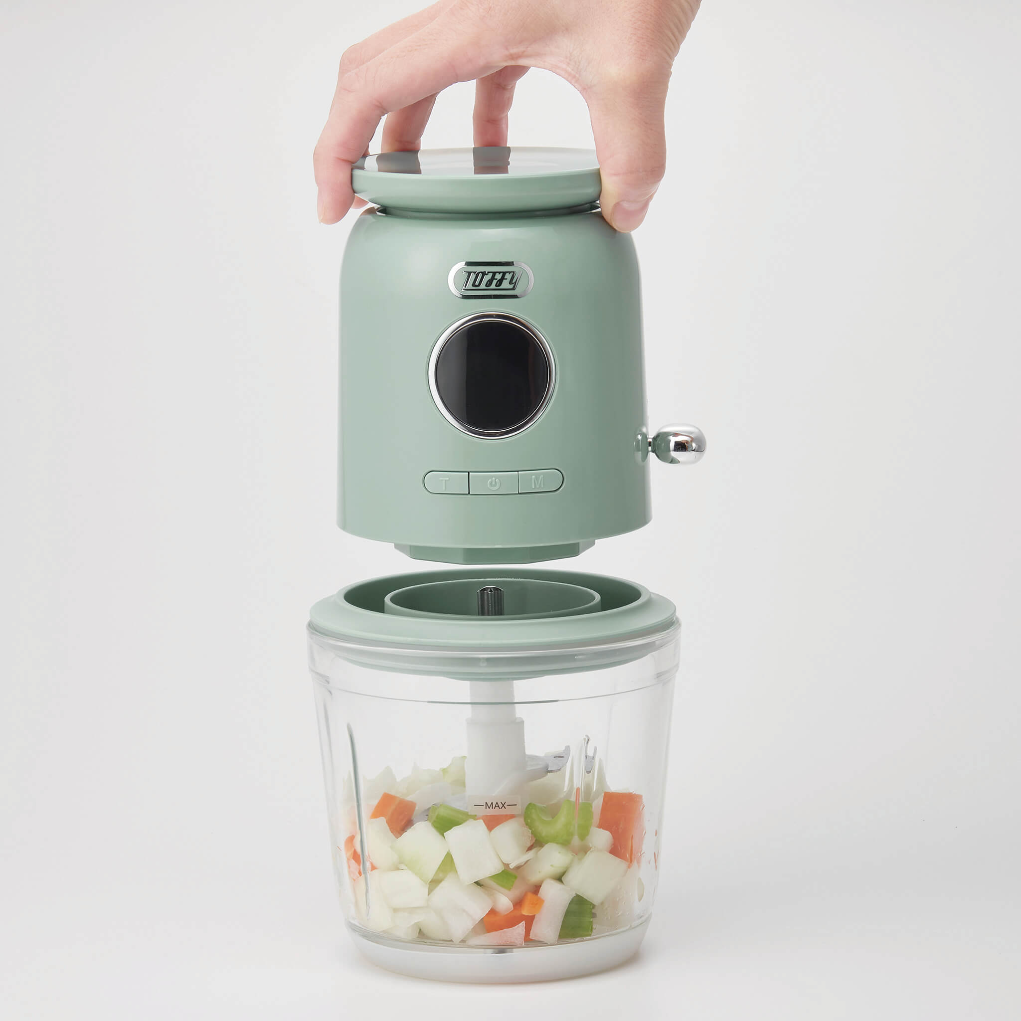 Toffy スケール付きマルチフードプロセッサー＜充電式＞ ｜ Toffy公式