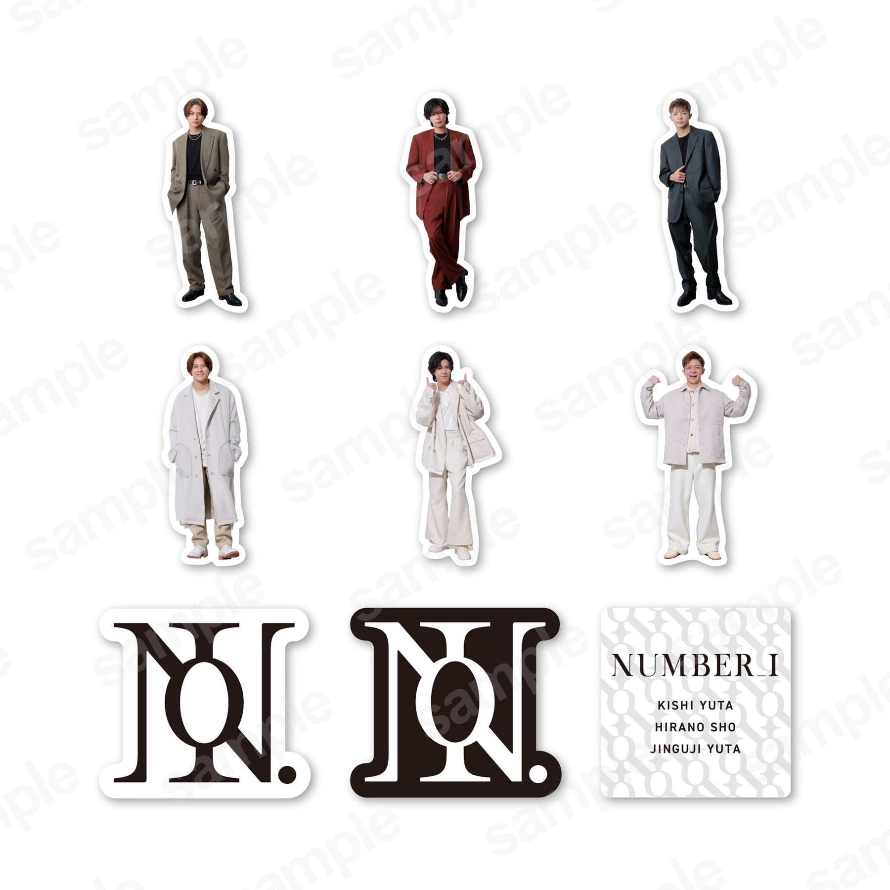 オリジナルステッカーセット／Number_i | TOBE OFFICIAL STORE